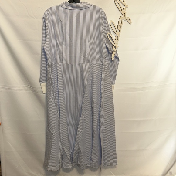 Pomander Place Cannes Stripe Long Sleeve Maxi Dress - Picture 4 of 8